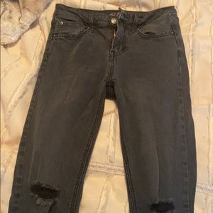 wild fable black ripped jeans